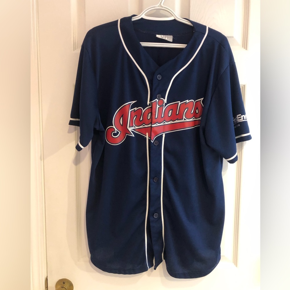 Vintage 1990’s Cleveland Indians #41 Charles Nagy MLB Promotional Jersey